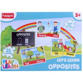 Buy Funskool Opposites Puzzles Learning Game (25 Pieces) Online @ ₹199 ...