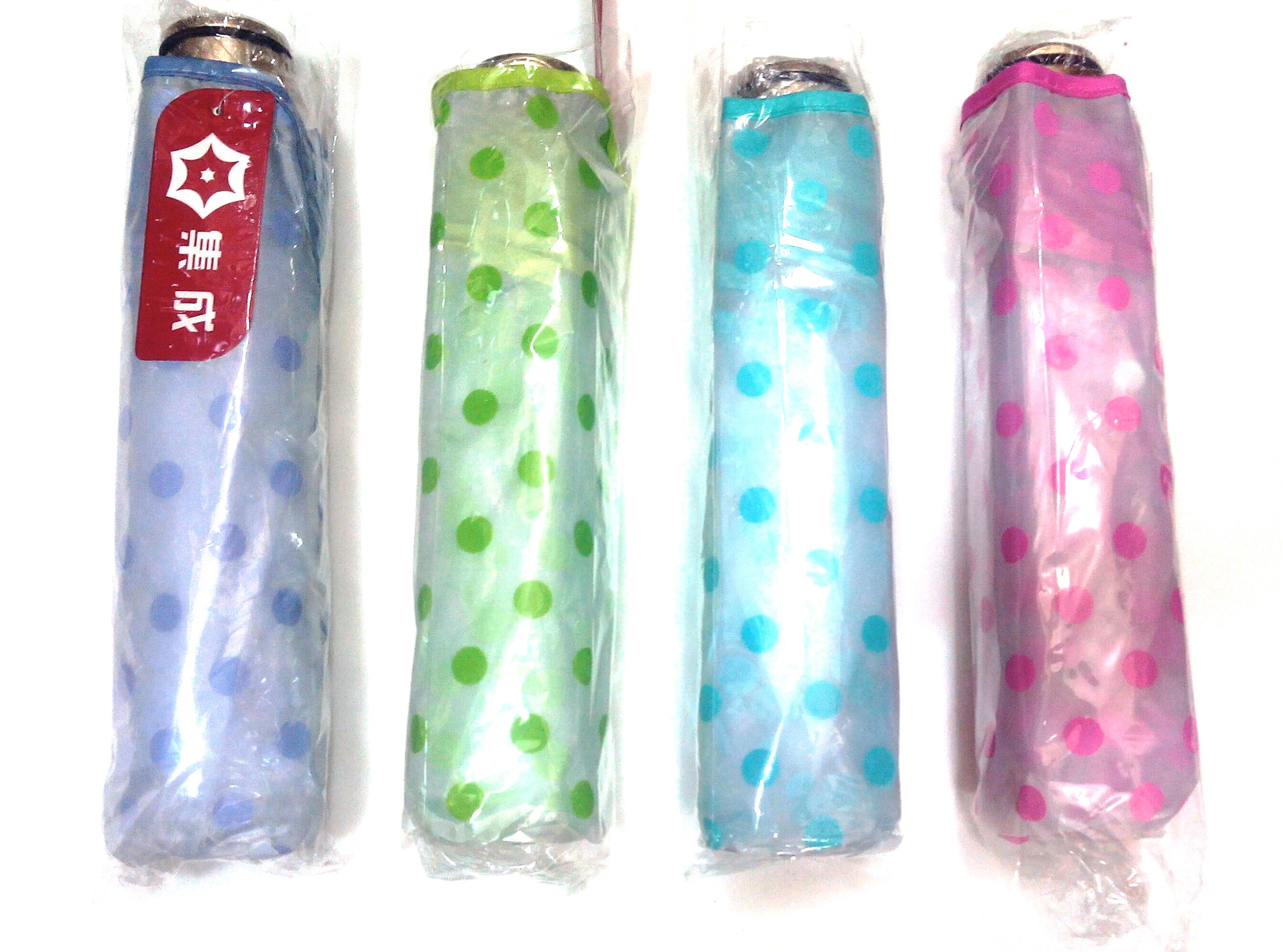 Buy Transparent Dots Printed Umbrella Online ₹425 from ShopClues