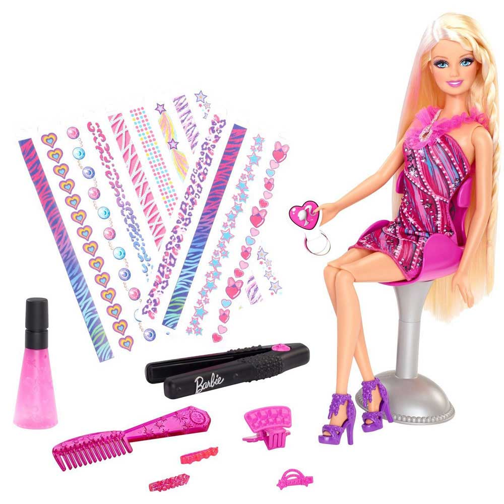 Buy Barbie Feature Spring Hair Doll Online @ ₹1499 from ShopClues