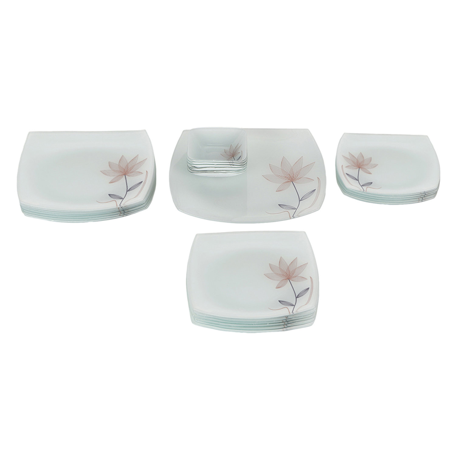 Buy arcofam White 25 Pcs Dinner Set Online @ ₹2899 from ShopClues
