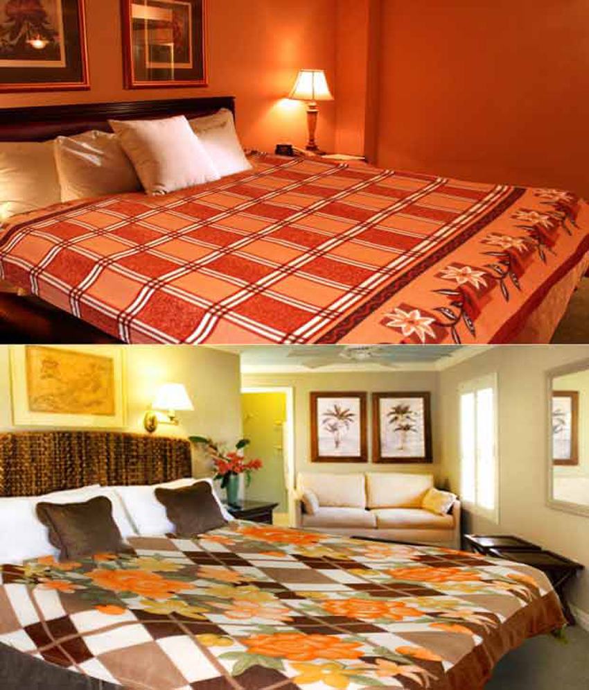 Buy k decor set of 2 double ac blanket Online ₹599 from ShopClues