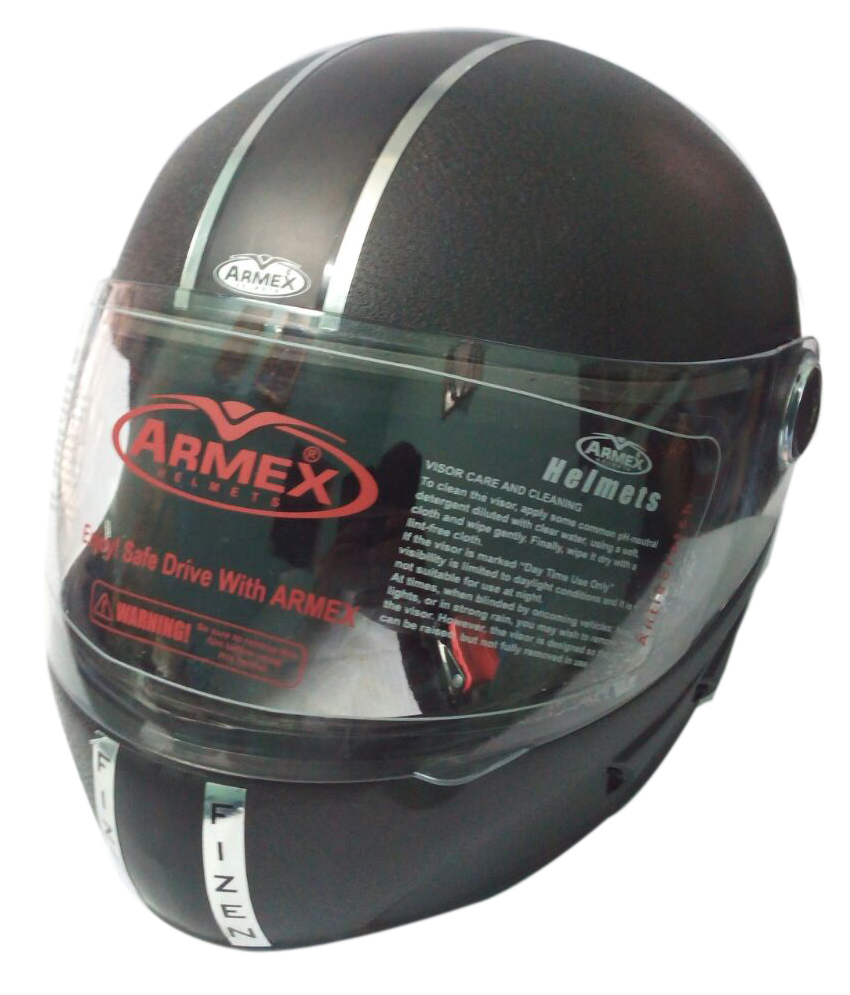 Buy Armex Helmets-Fizen Black Full Face Helmet Online @ ₹899 from ShopClues