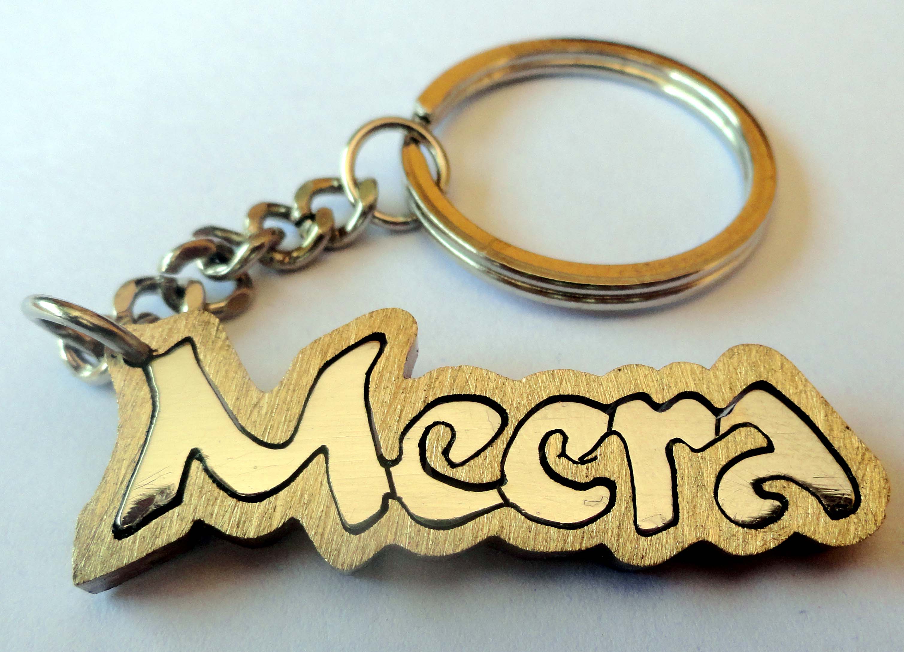 Designer Personal Name Keychain handcarved Key chain UNIQUE