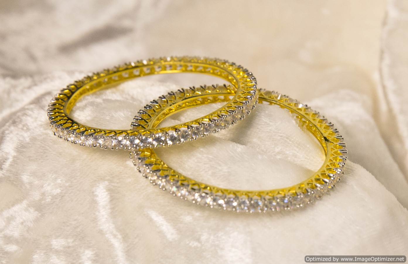 Online American Diamond Bangles Prices - Shopclues India