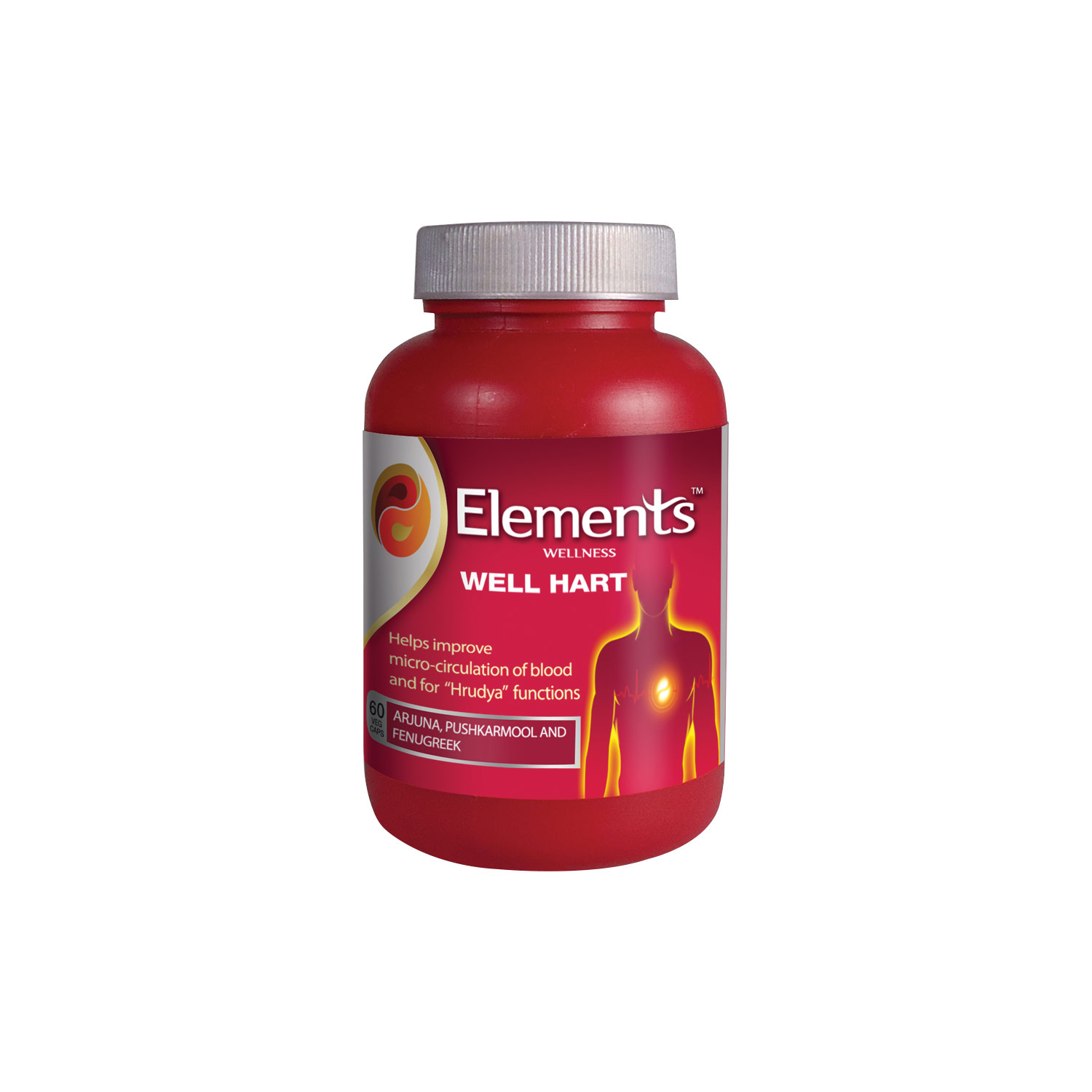 Buy ELEMENTS WELL HART 60CAPS Online ₹230 from ShopClues