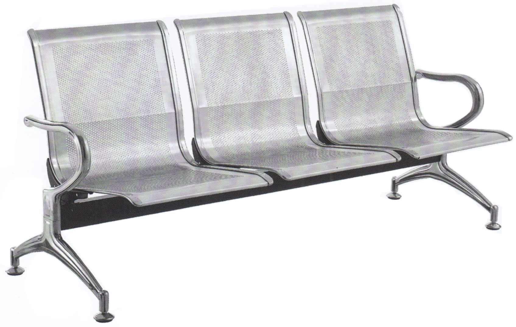 Buy 3 Seater Airport visitor sofa chair - Stainless Steel Online @ â¹25158 from ShopClues