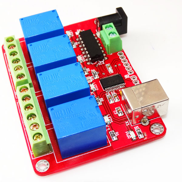 Buy USB 4 Channel Relay BoardFT245RL Utility Software ULN2803 as