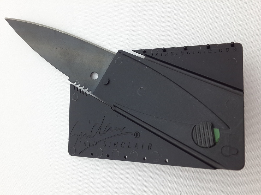 Ultra Thin Credit Card Sized Folding Knife