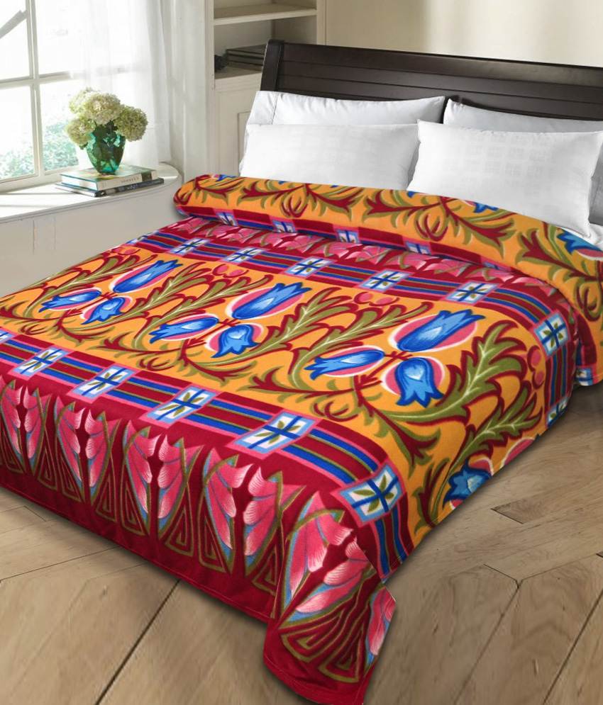 Buy iLiv Multicolor Single Bed Ac Blanket 1PRNT Online ₹399 from