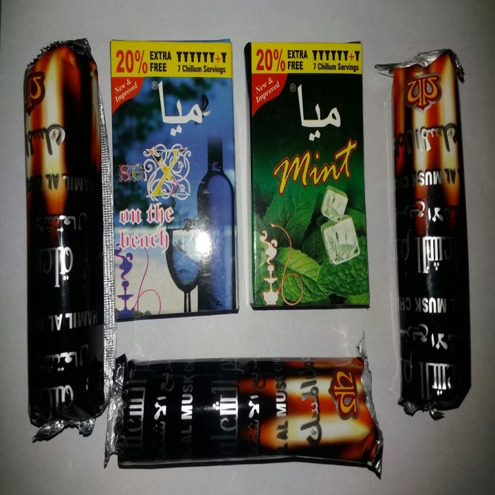 Buy Designer Hookah Combo Pack Of 2 Hookah Flavours With 30 Charcoal