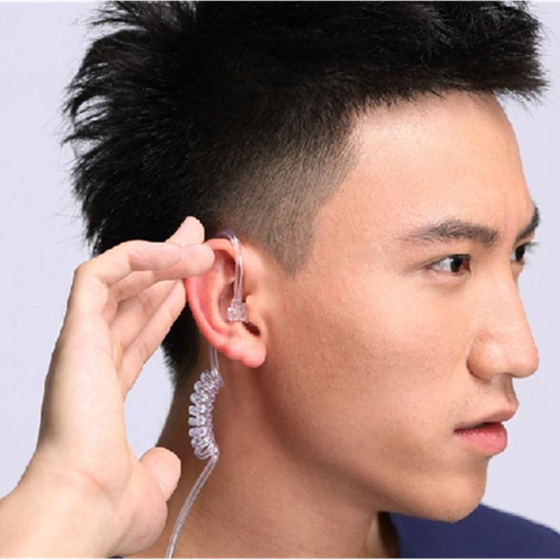 FBI Agent Style AirTube Earphones With Mic