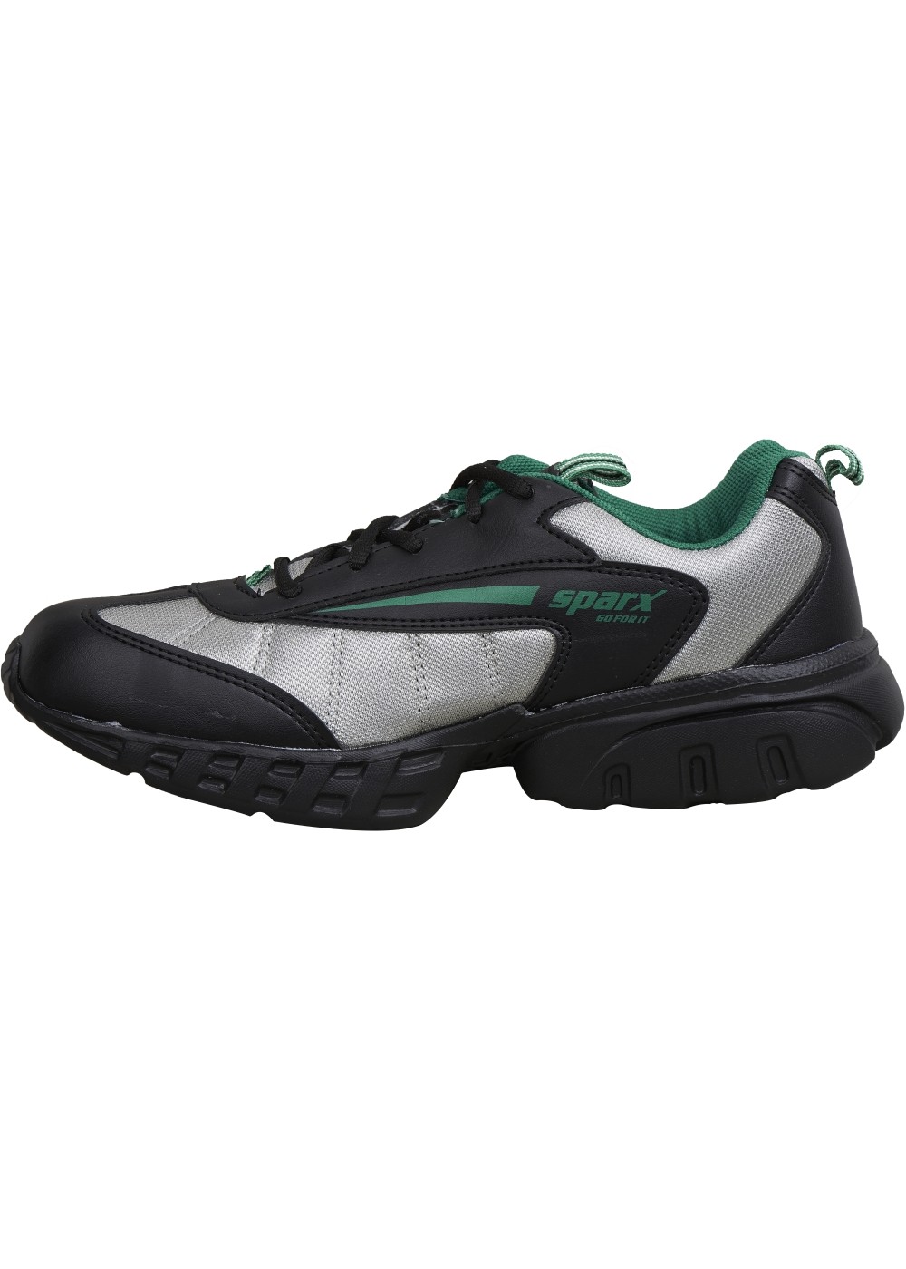 Buy Sparx Men's Black Synthetic Leather Sports Shoes Online- Shopclues.com