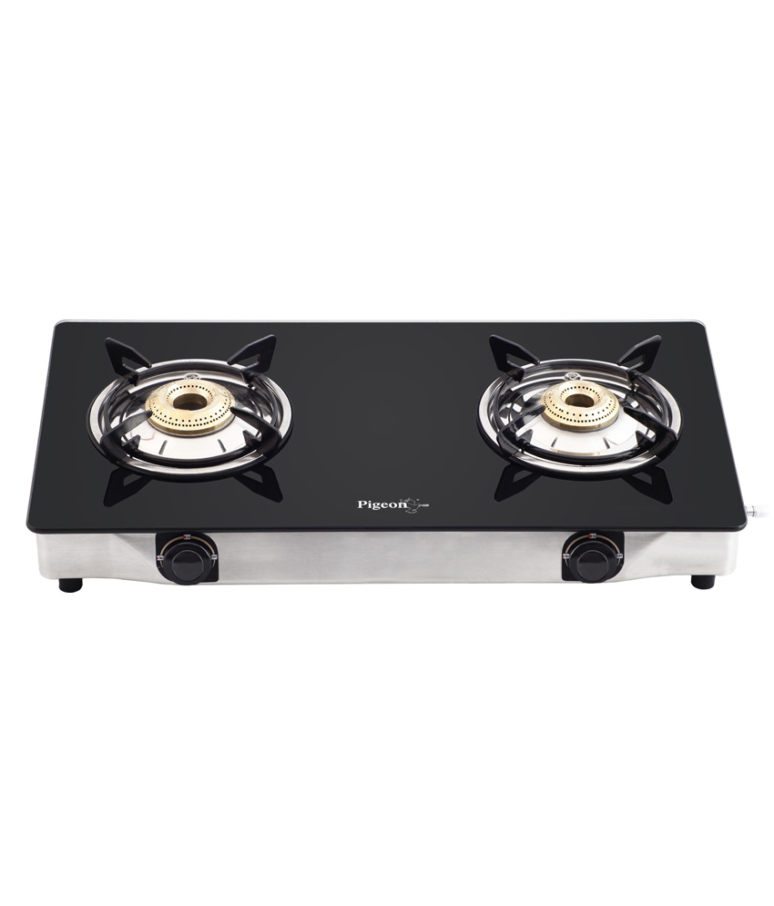 Pigeon Favorite 2 Burner Glass Top Gas Cooktop