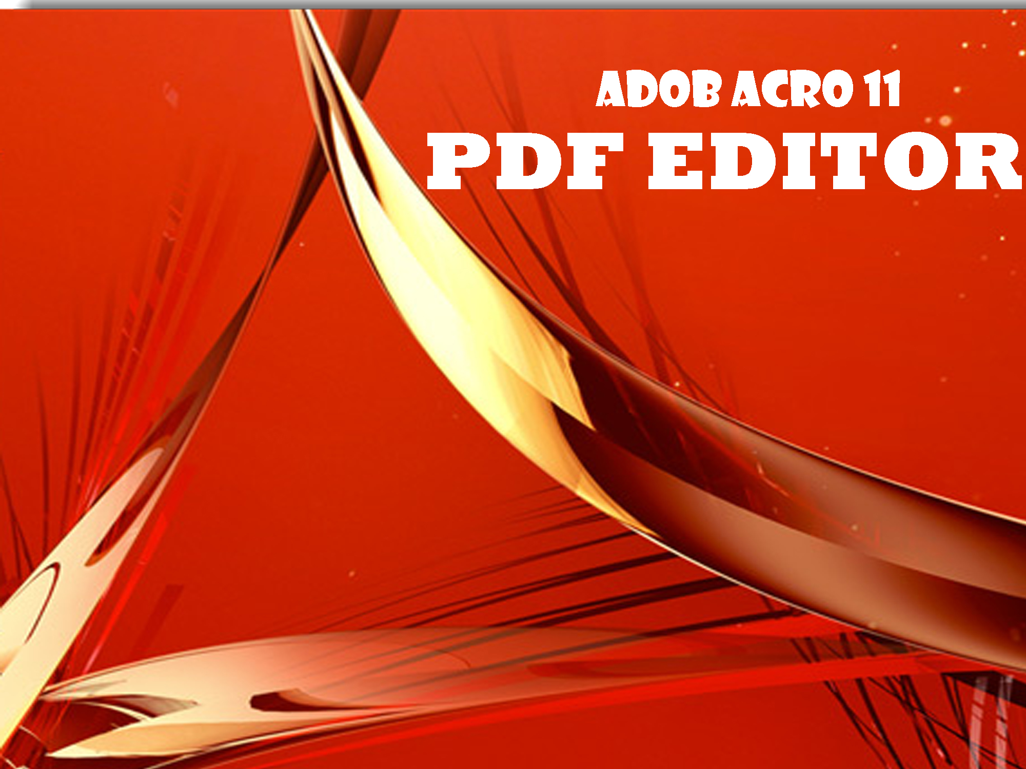 acrobat pdf editor