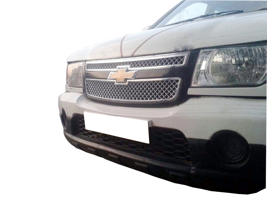 Buy CHROME PLATED FRONT GRILL FOR CHEVROLET TAVERA NEW MODEL SET OF 2PC