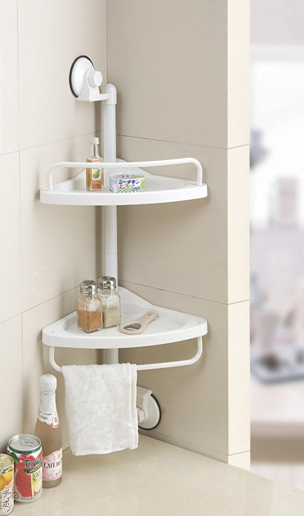 Buy Shopper52 Portable Suction Corner Shelf for Kitchen Online ₹959