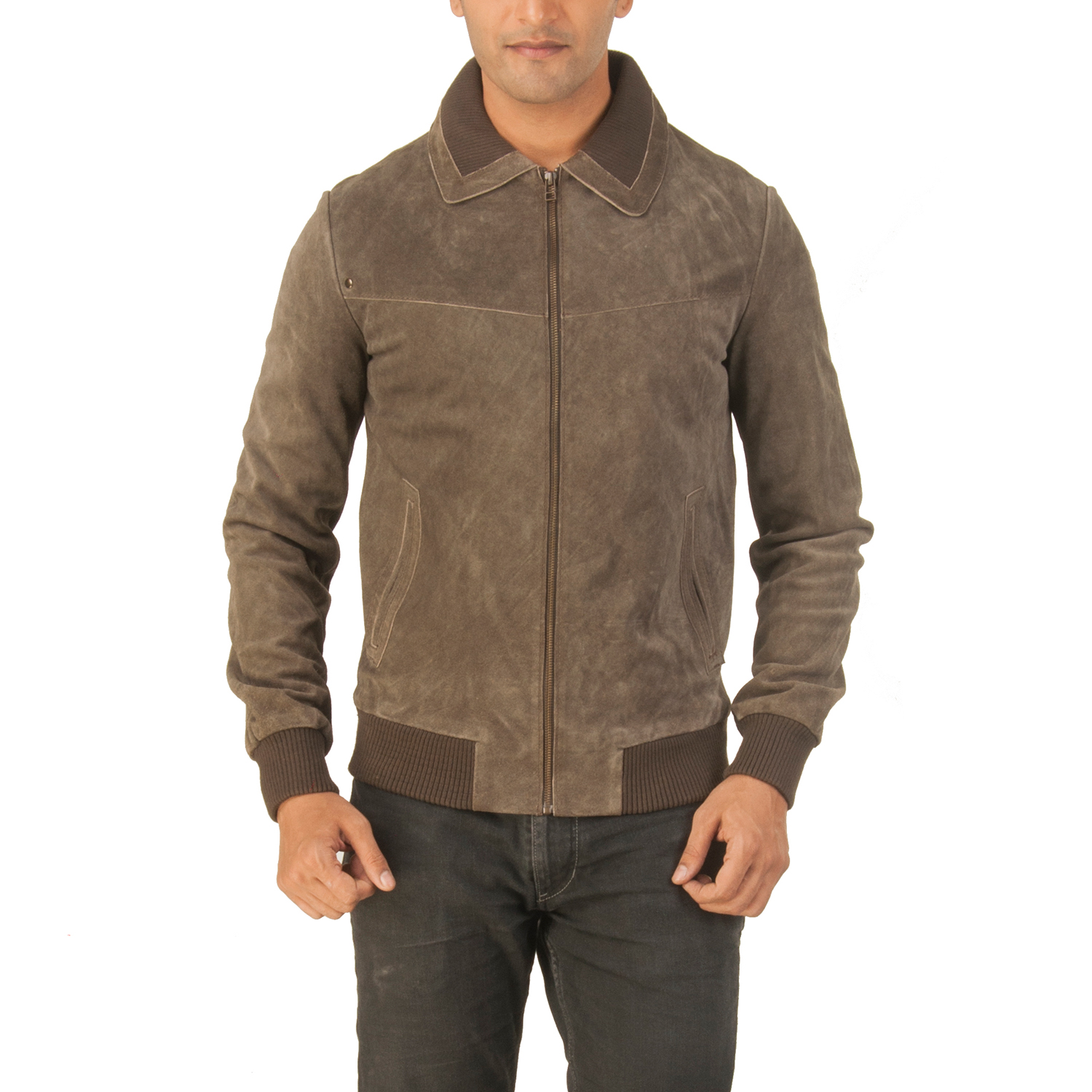 Suede leather Jacket