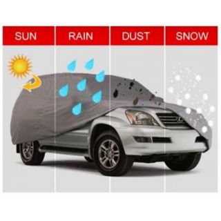 Buy Maruti Suzuki Celerio Car Body Cover in Silver Matty Cloth
