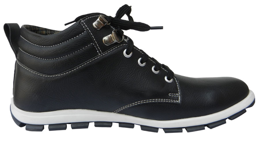 black high neck shoes