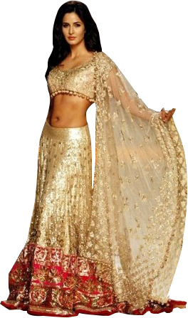 katrina kaif white floral lehenga
