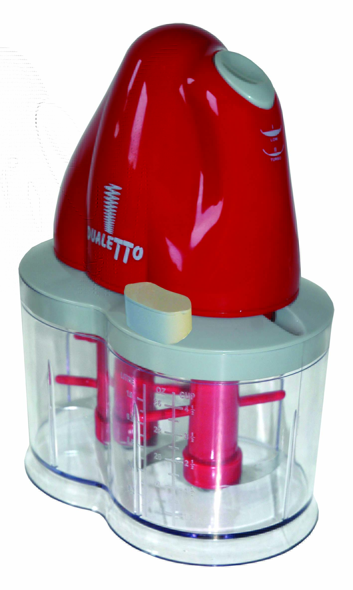Dualetto The MULTI FOOD PROCESSOR with Double blades which give you