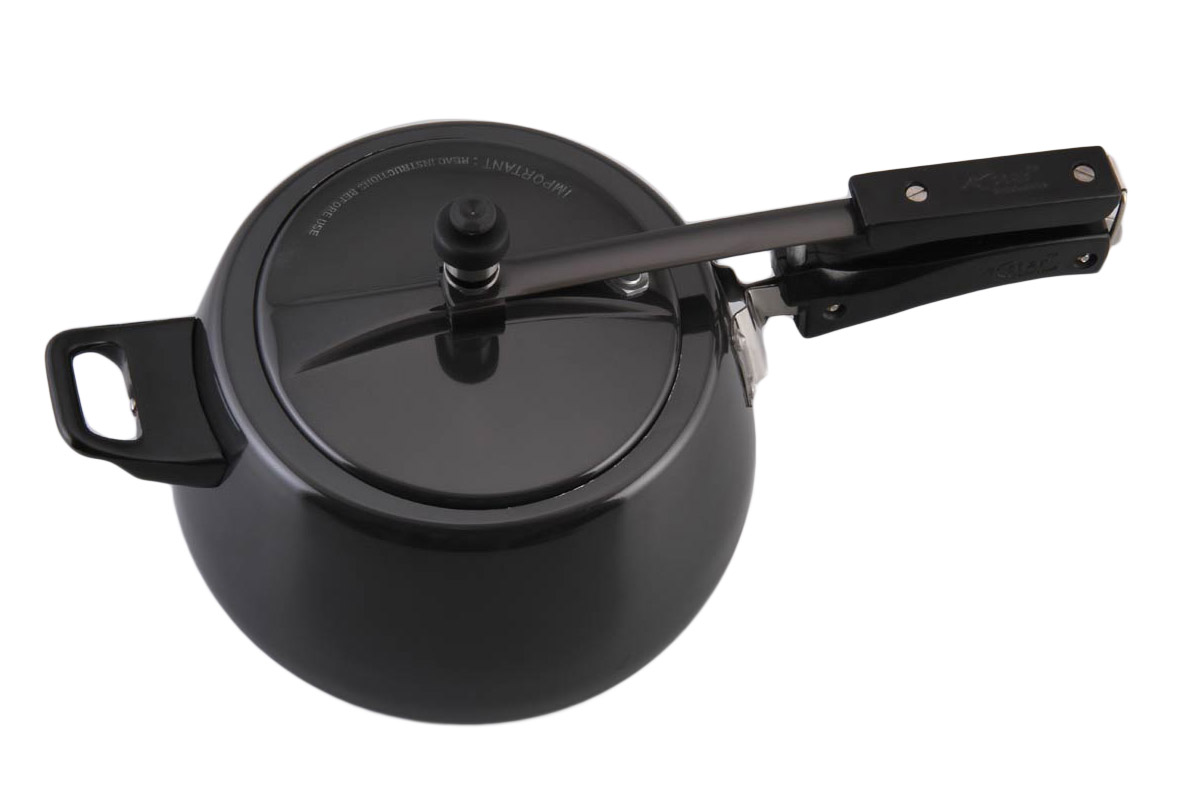 HARD ANODIZED CURVE PRESSURE COOKER 5.5 Ltr