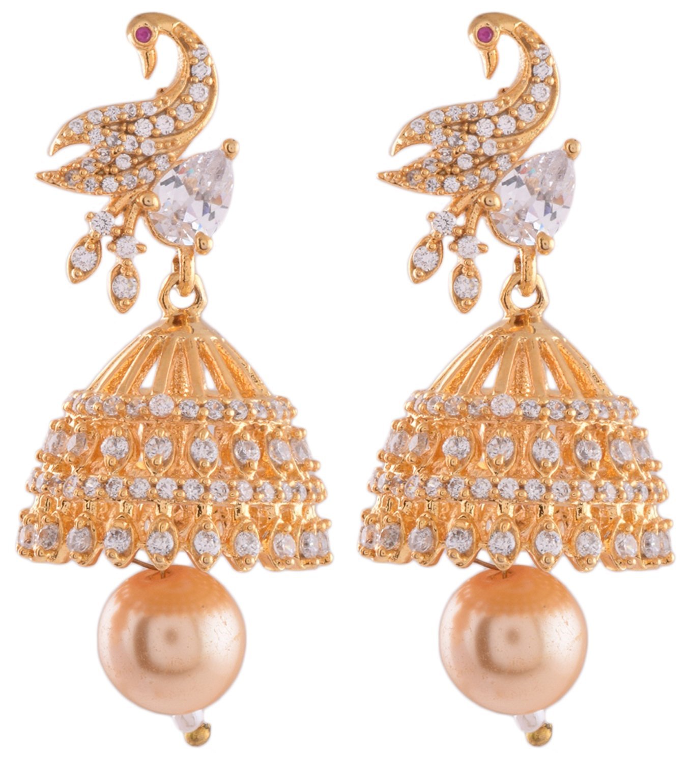 earrings 1 gm gold