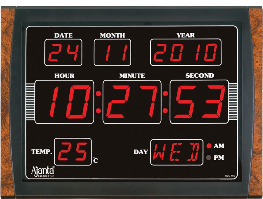 How To Set Time In Ajanta Digital Clock Olc 103