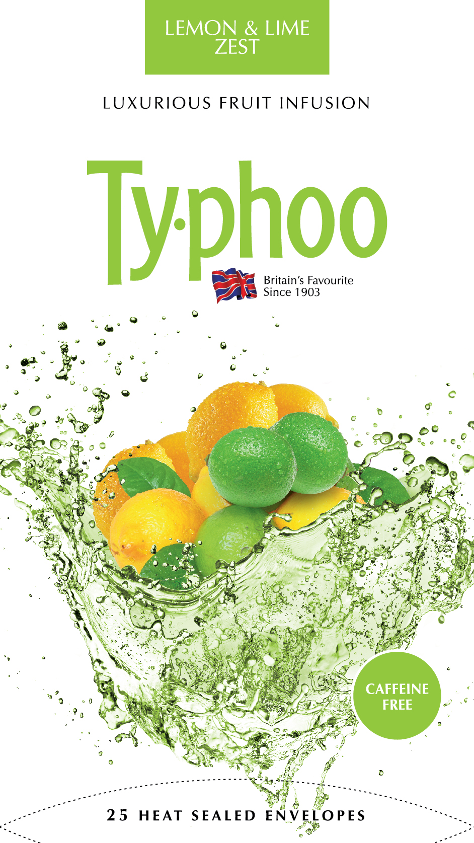 Buy Typhoo Lemon and Lime Zest Fruit Infusion TeaCaffeine Free , 25