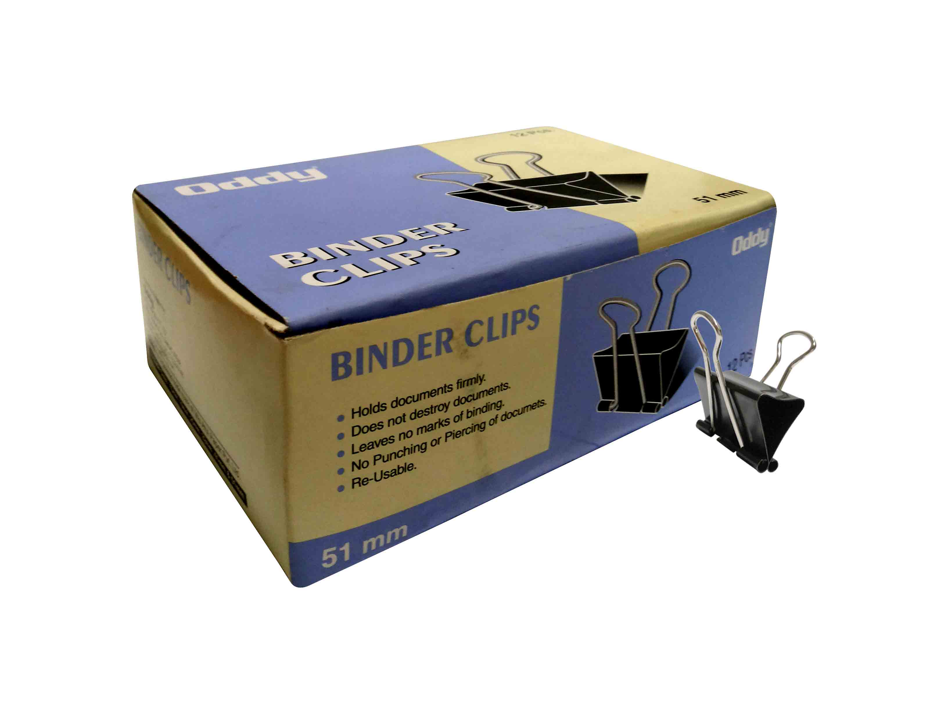 Buy Oddy Binder Clip 51mm Set Of 3 Dozen Online ₹522 From Shopclues