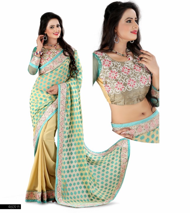 Buy self designed satyam 4609 saree Online @ ₹2299 from ShopClues