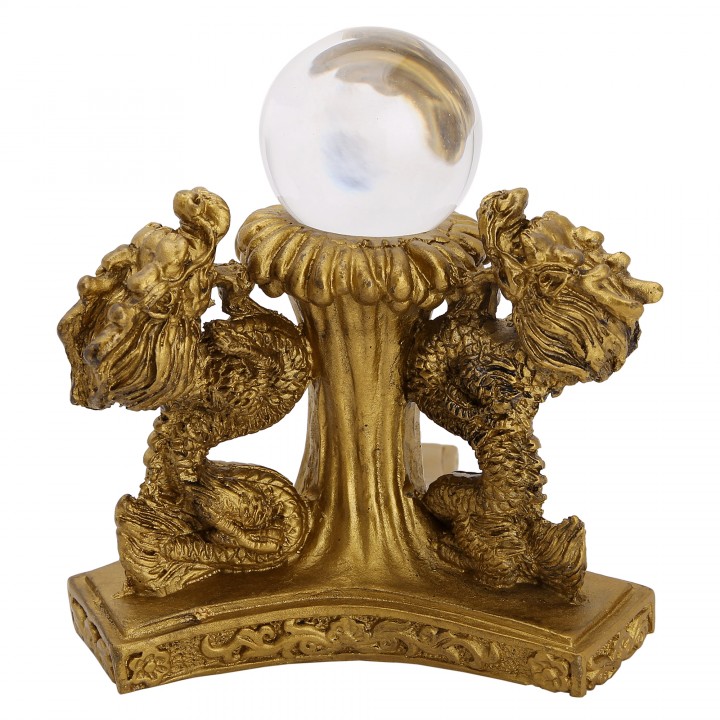 Buy Feng Shui Dragons Holding Crystal Ball Online @ ₹999 from ShopClues