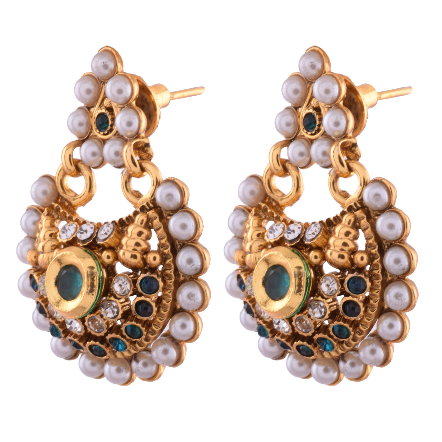 earrings 1 gm gold