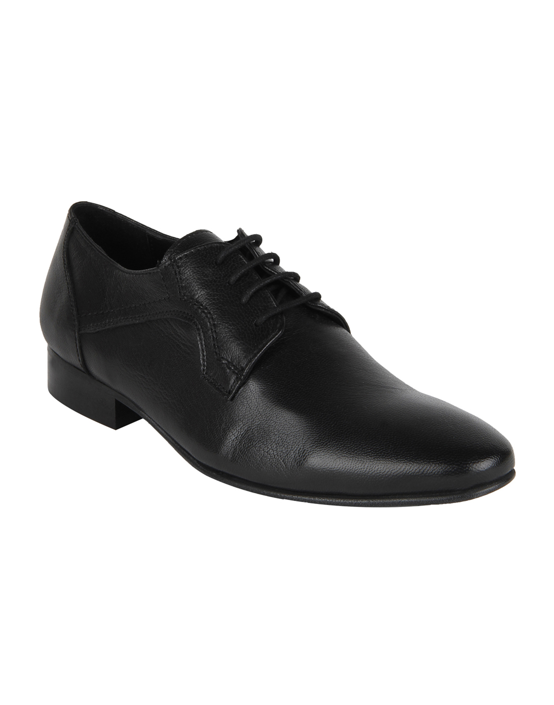 Buy ESTD .1977 Men Formal Black Leather Shoe Online @ ₹856 from ShopClues