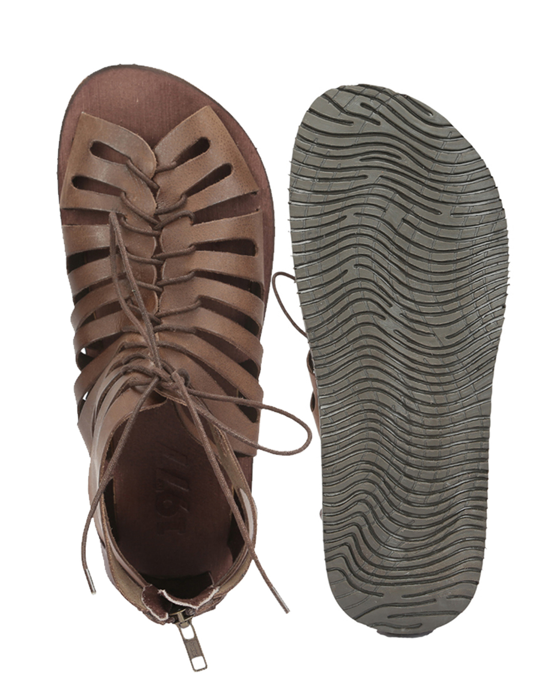 Buy Estd. 1977 Men's Tan LaceUp Sandals Online ₹2304 from ShopClues