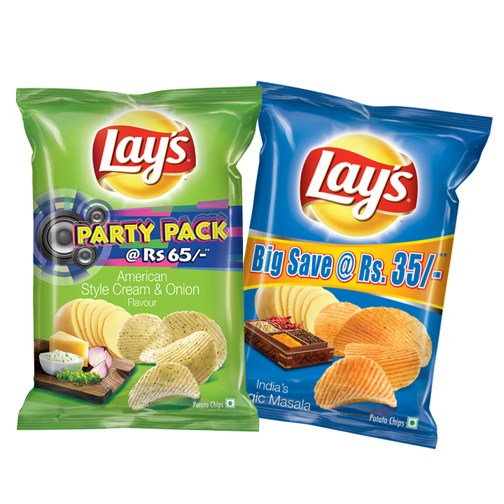 Buy Lays Potato Chips Party Packs Combo Online @ ₹130 from ShopClues