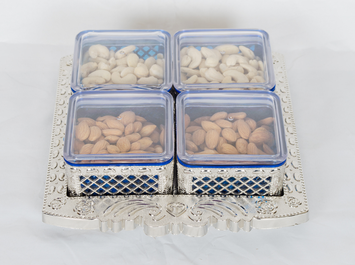 Buy Dryfruits box , Snacks serving tray , Dryfruit gift box , Dry fruit