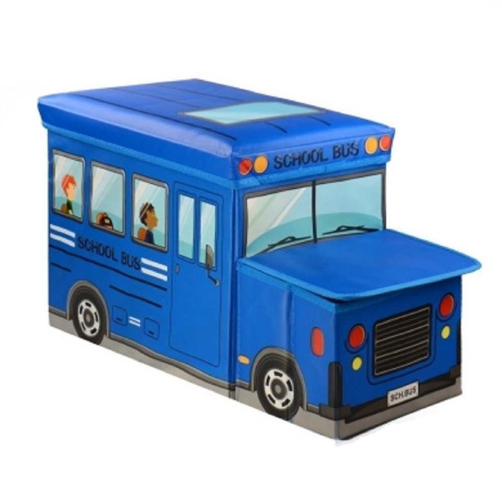 Buy SG kids storage box blue bus Online @ ₹999 from ShopClues