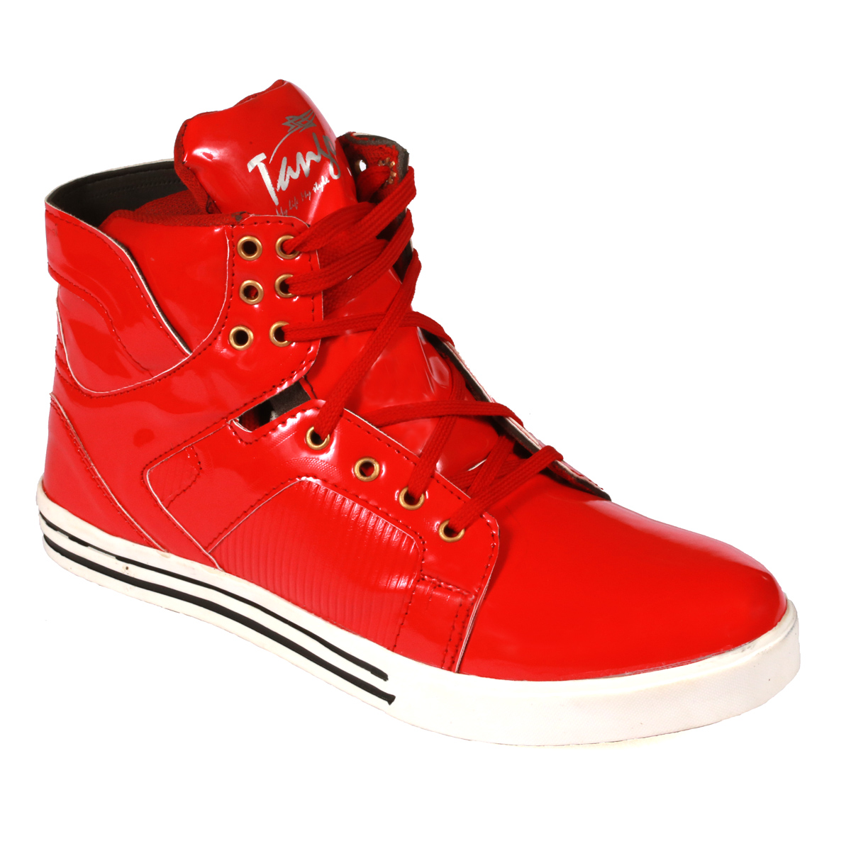 mens red lace up boots
