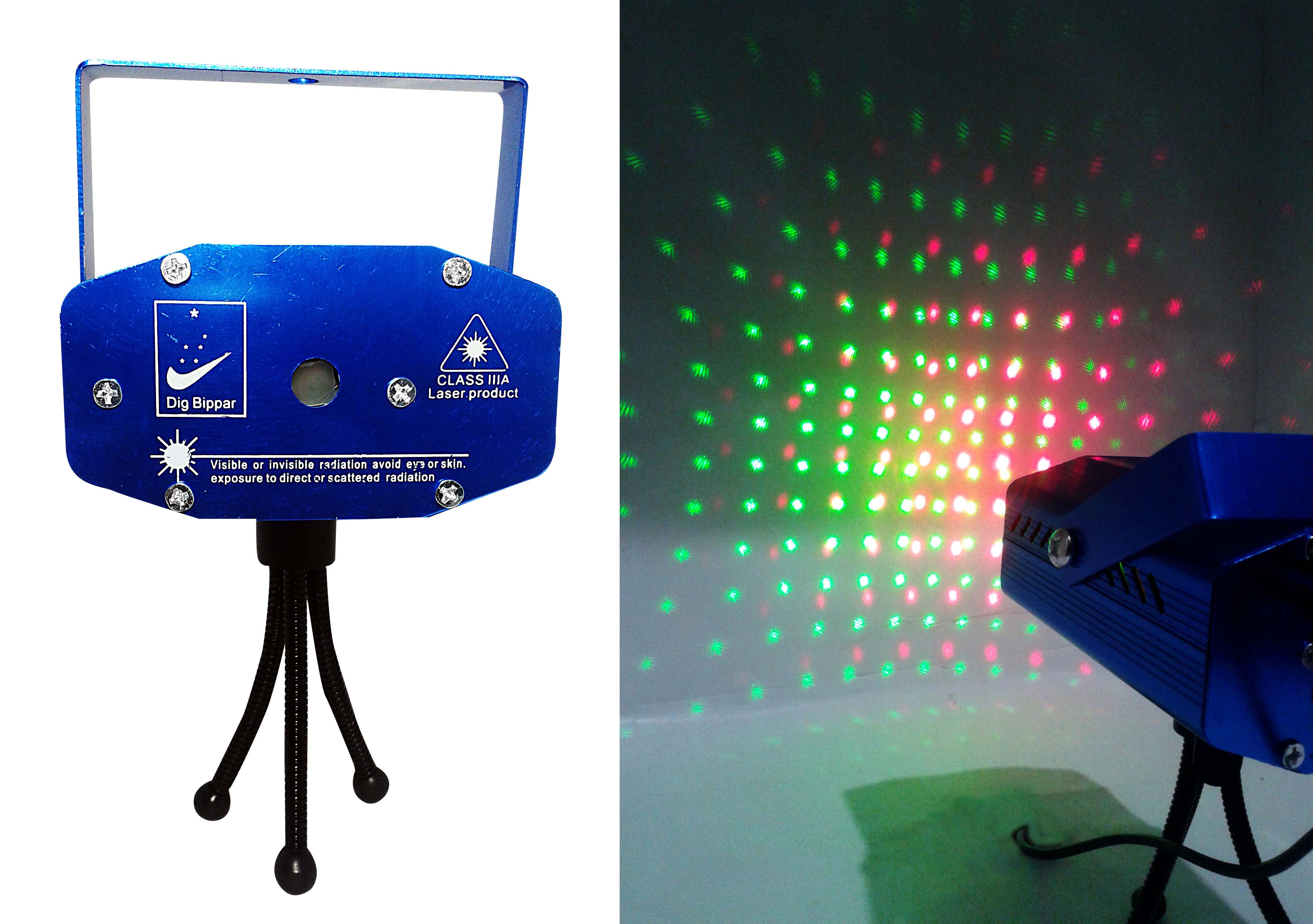 Buy VRCT Mini LED Laser Lightning Activated Projector For DJ Disco ...