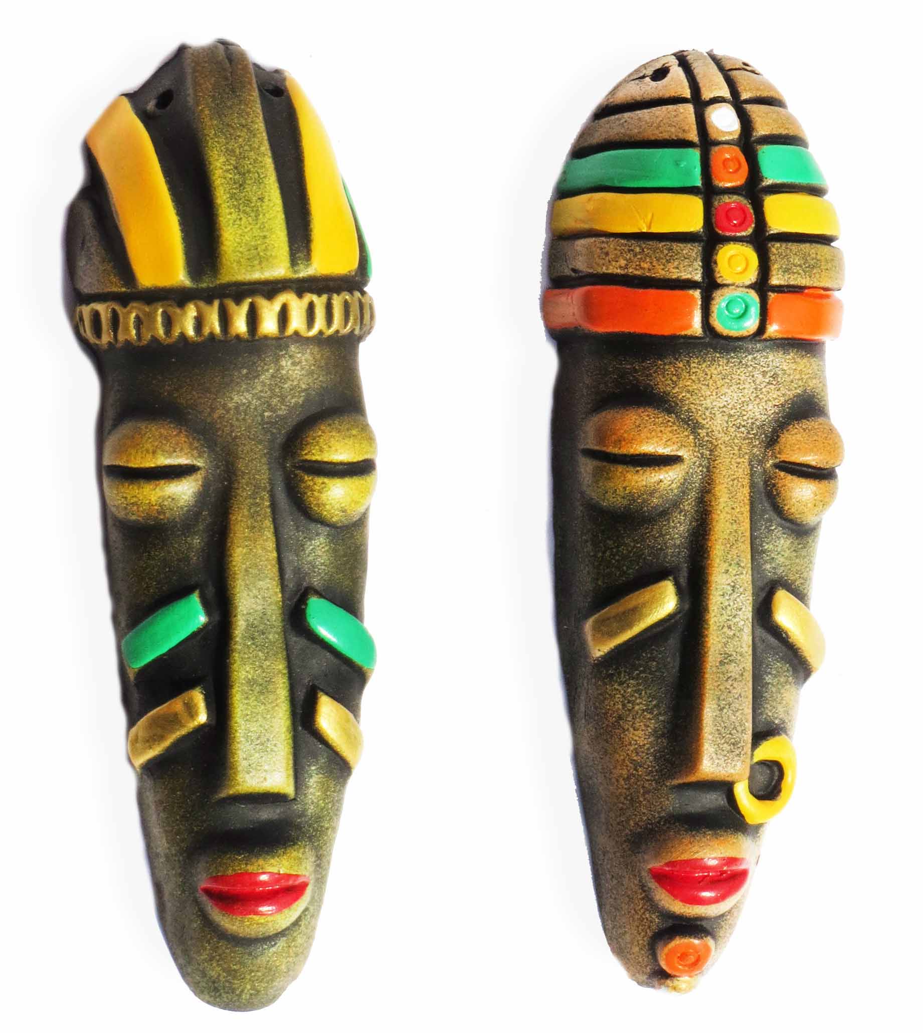 Buy Terracotta Home Decor Wall Hanging Colorful Face