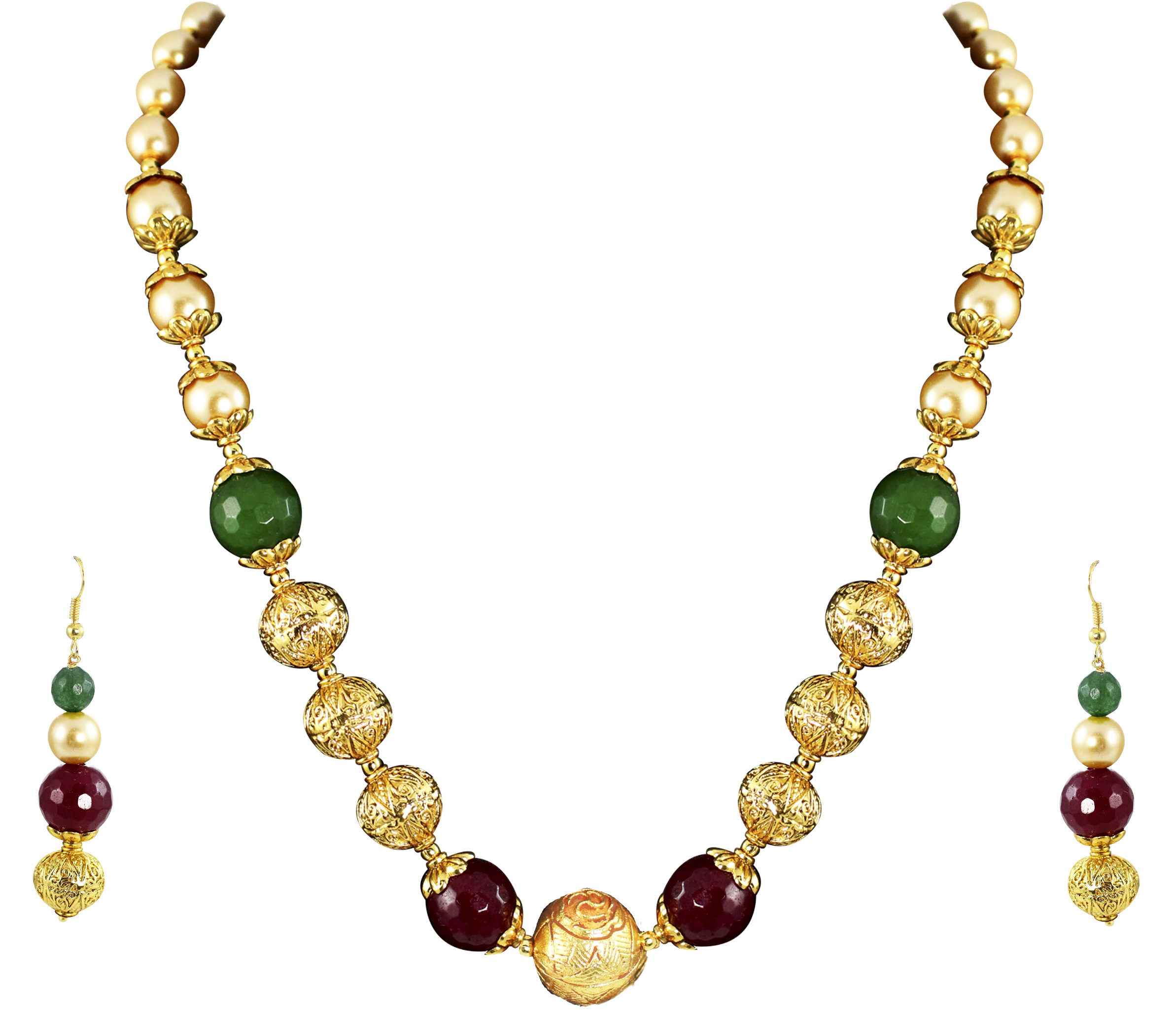 Buy Zaveri Pearls Diva Choice Necklace Set Zpfk4228 Online ₹750 From