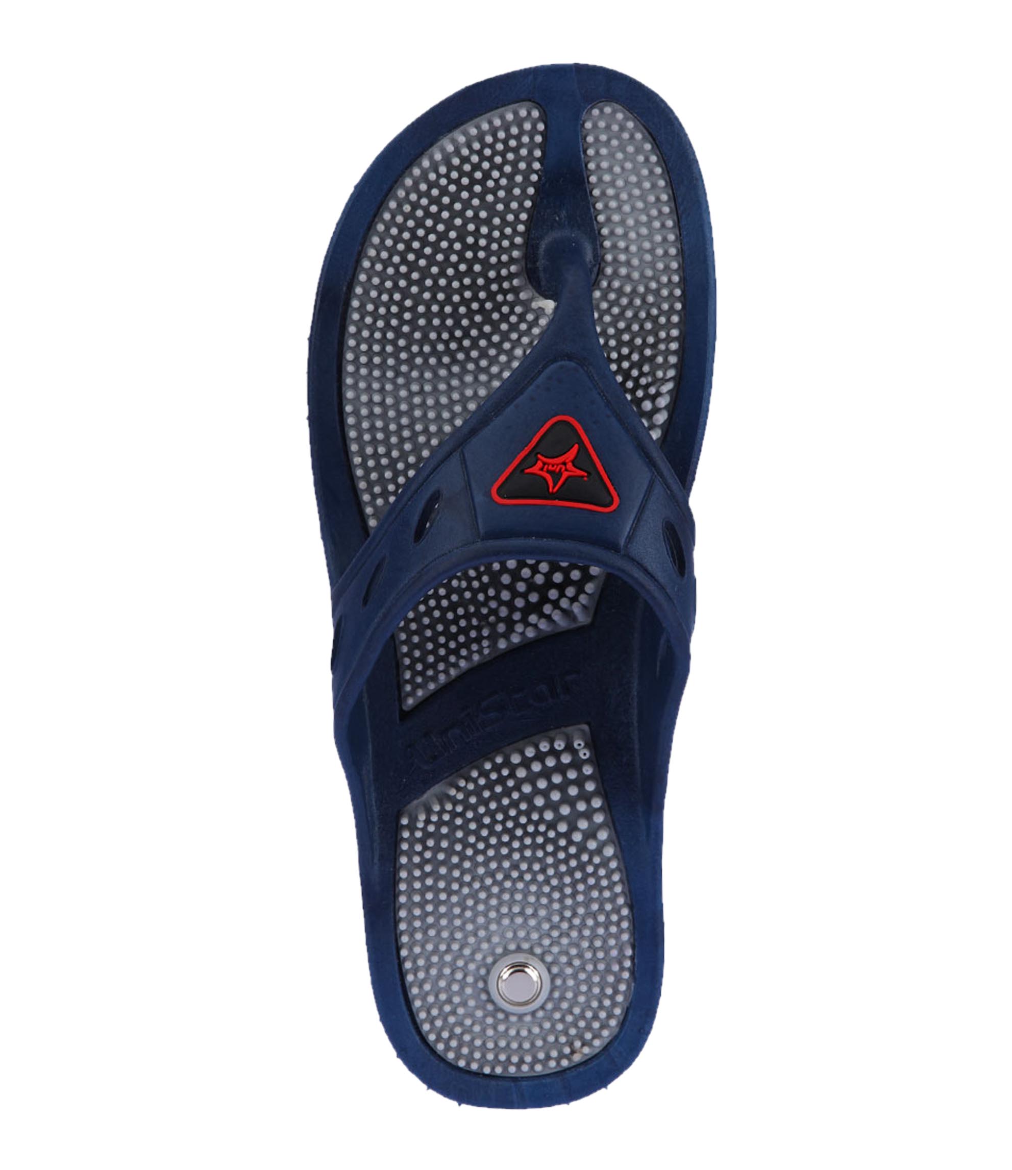 mens blue flip flops