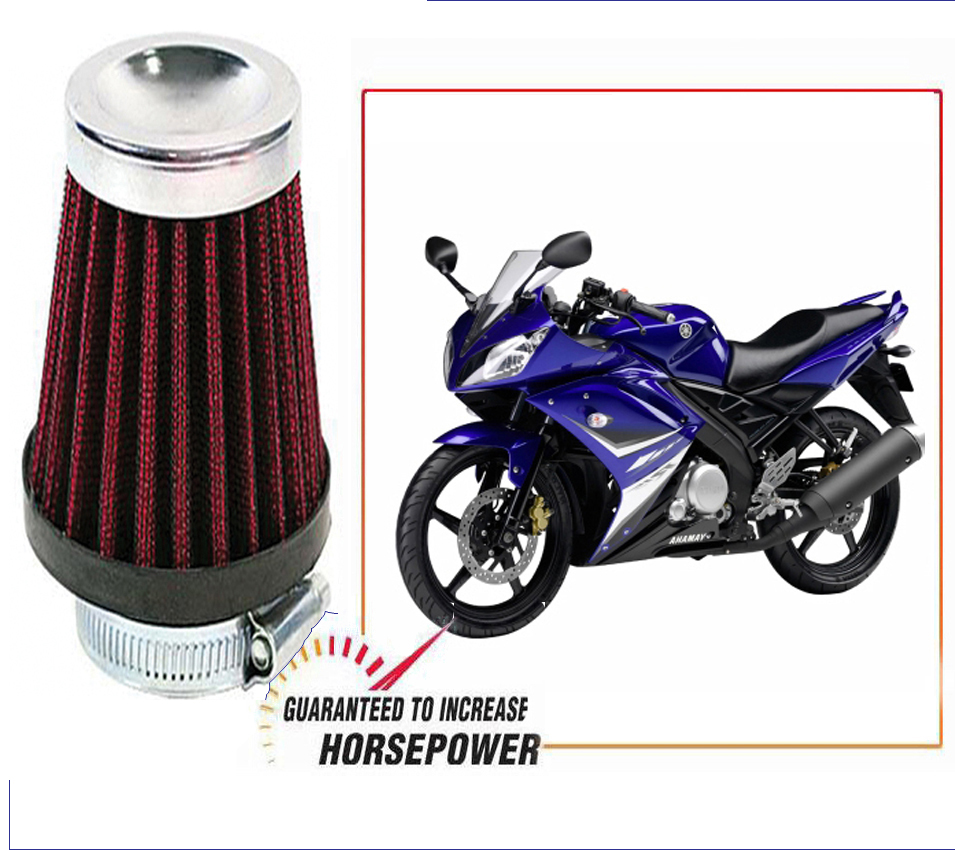 Buy Capeshoppers Big Hp High Performance Bike Air Filter For Yamaha Yzf ...