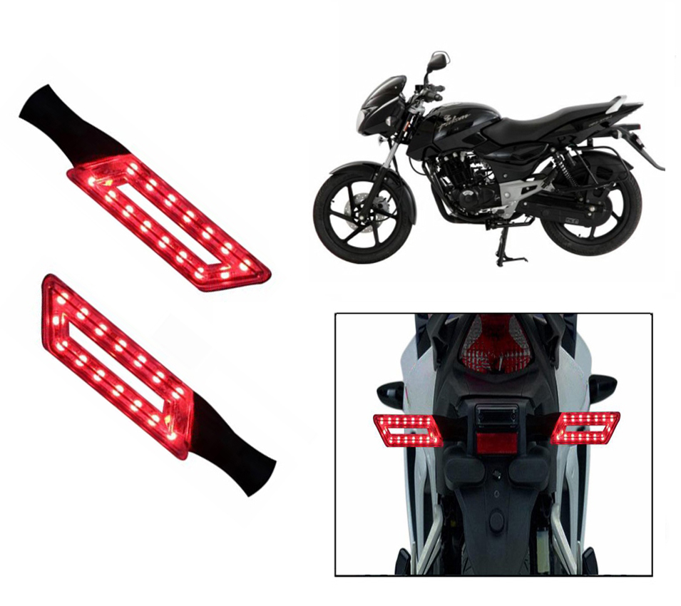 Buy Parallelo Led Bike Indicator Set Of 2 For Bajaj Pulsar