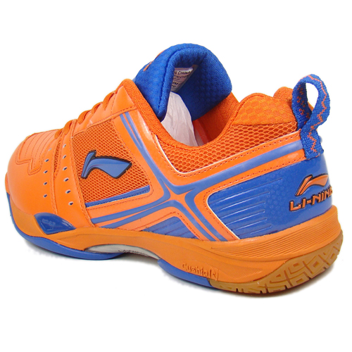 Lining X-Factor Tennis Gumsole Sports Shoes-Orange/Royal Blue