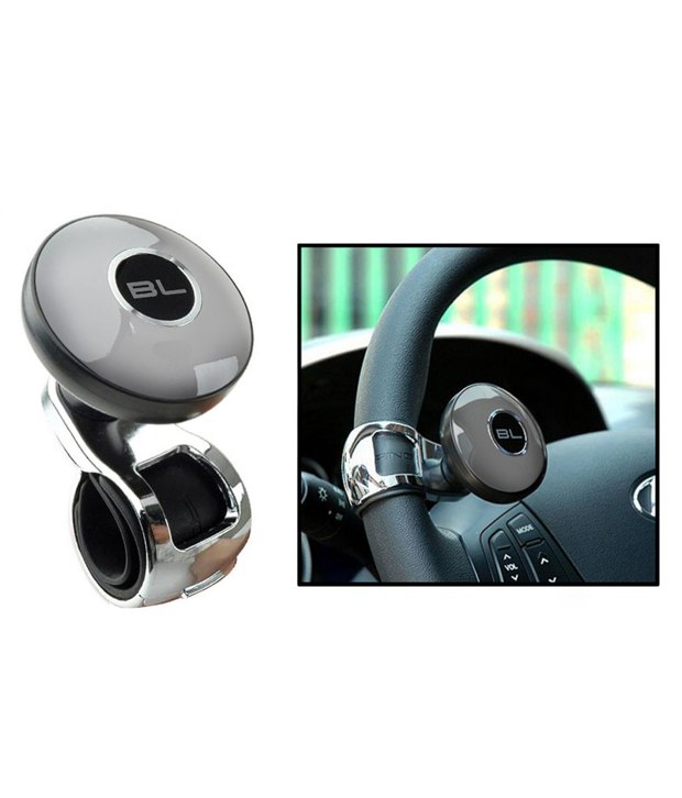 Buy Black Label Car Steering Wheel Power Holder Knob Spinner For