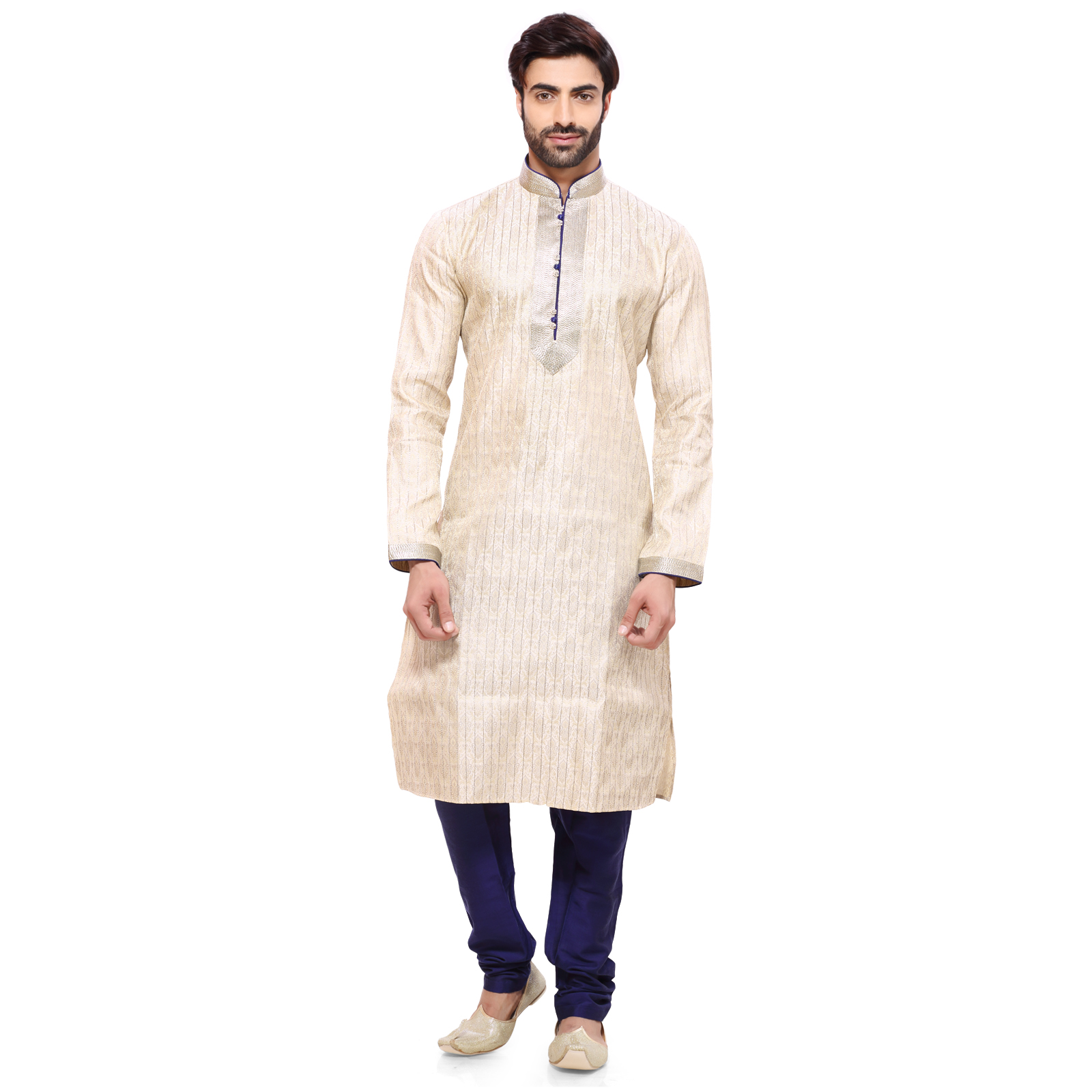 Buy RG Designers Ethnic Gold Mens Kurta Online @ ₹2959 from ShopClues