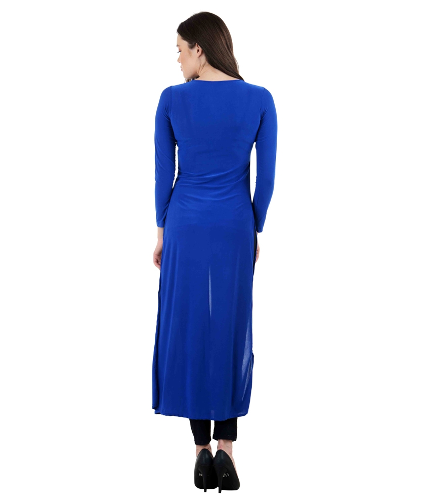 Buy IMPORTED CAPE DRESS (ROYAL BLUE) Online @ ₹699 from ShopClues