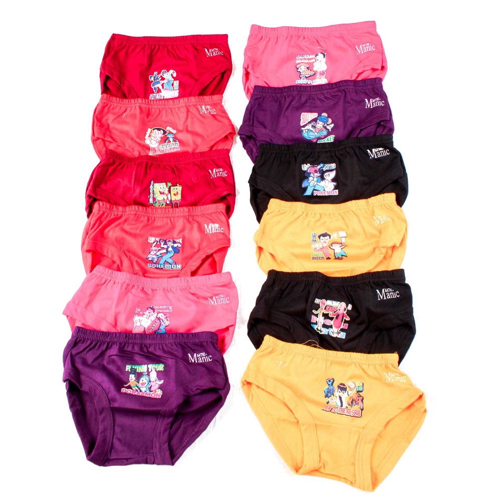 Buy Girls Innerwear Print Jetty Pack Of 12 Online ₹400 From Shopclues 9706